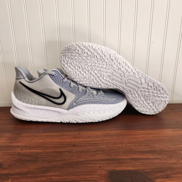 Nike Size 14.5M/16W Kyrie Low 4 TB Promo‎ Wolf Grey/Black New - Picture 10 of 13